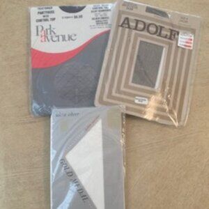 Lot of 3 pair of Women's Textured Vintage Pantyhose plus a free pair! NEW